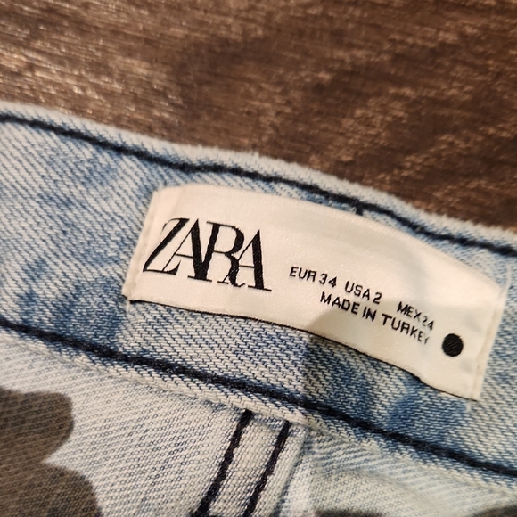 ❤️ ZARA HIGH RISE BOYFRIEND JEANS, 2 (26) - Picture 4 of 12
